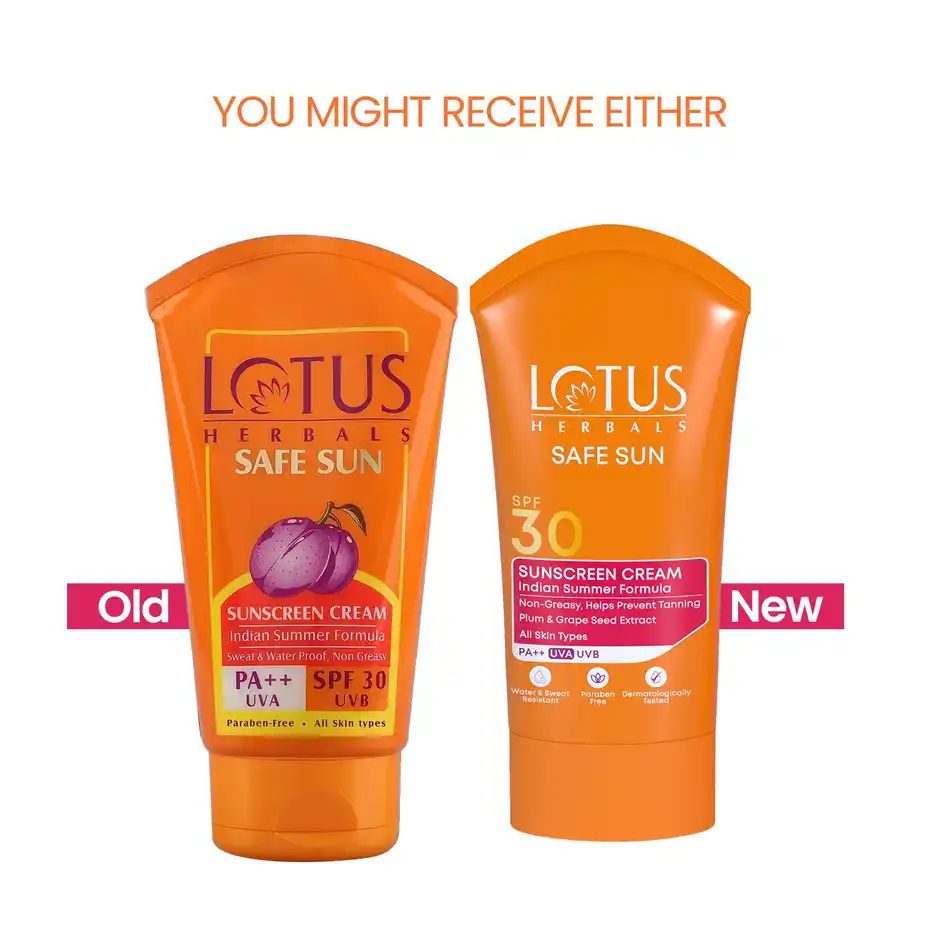 Lotus Herbals Safe Sun Sunscreen Cream