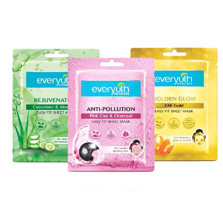 Everyuth Naturals Assorted Sheet Masks