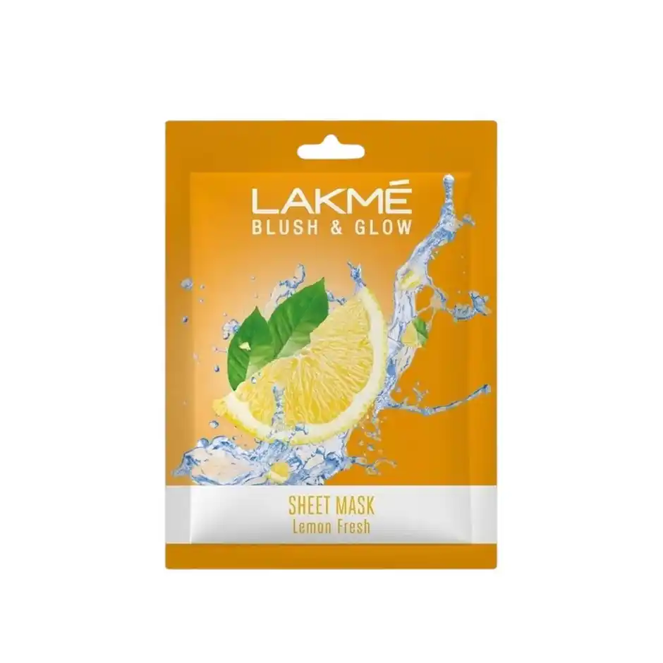 Lakme Blush & Glow Lemon Sheet Mask
