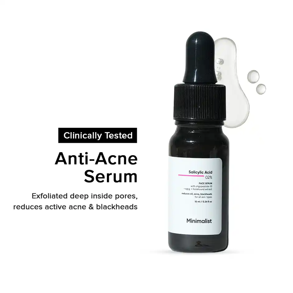 Minimalist AntiAcne 2 Salicylic Acid Face Serum for All Skin Types
