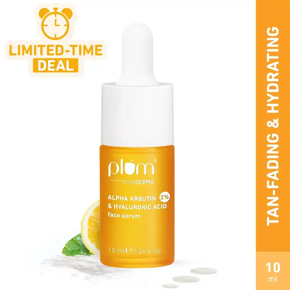 Plum 2 Alpha Arbutin & Hyaluronic Acid Face Serum