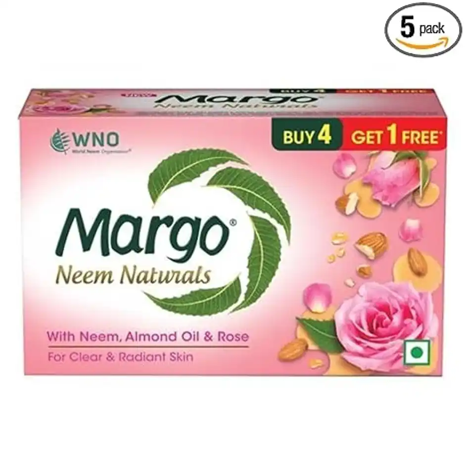 Margo Neem Naturals Almond Oil & Rose 