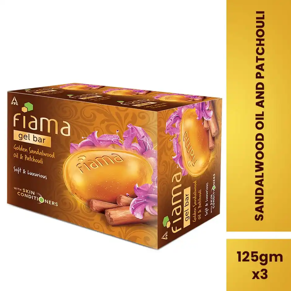 Fiama Gel Bathing Bar Golden Sandalwood Oil