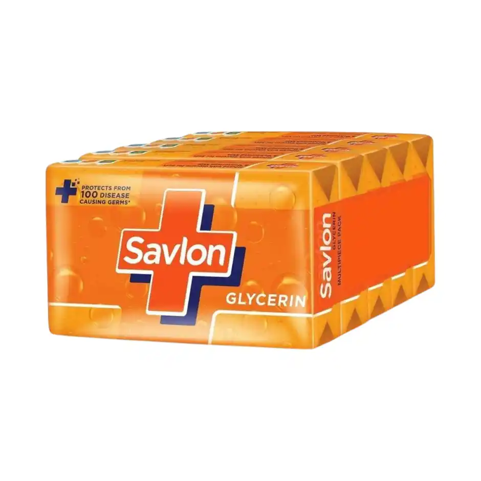 Savlon Glycerin Soap Bar Germ Protection for Soft & Supple Skin