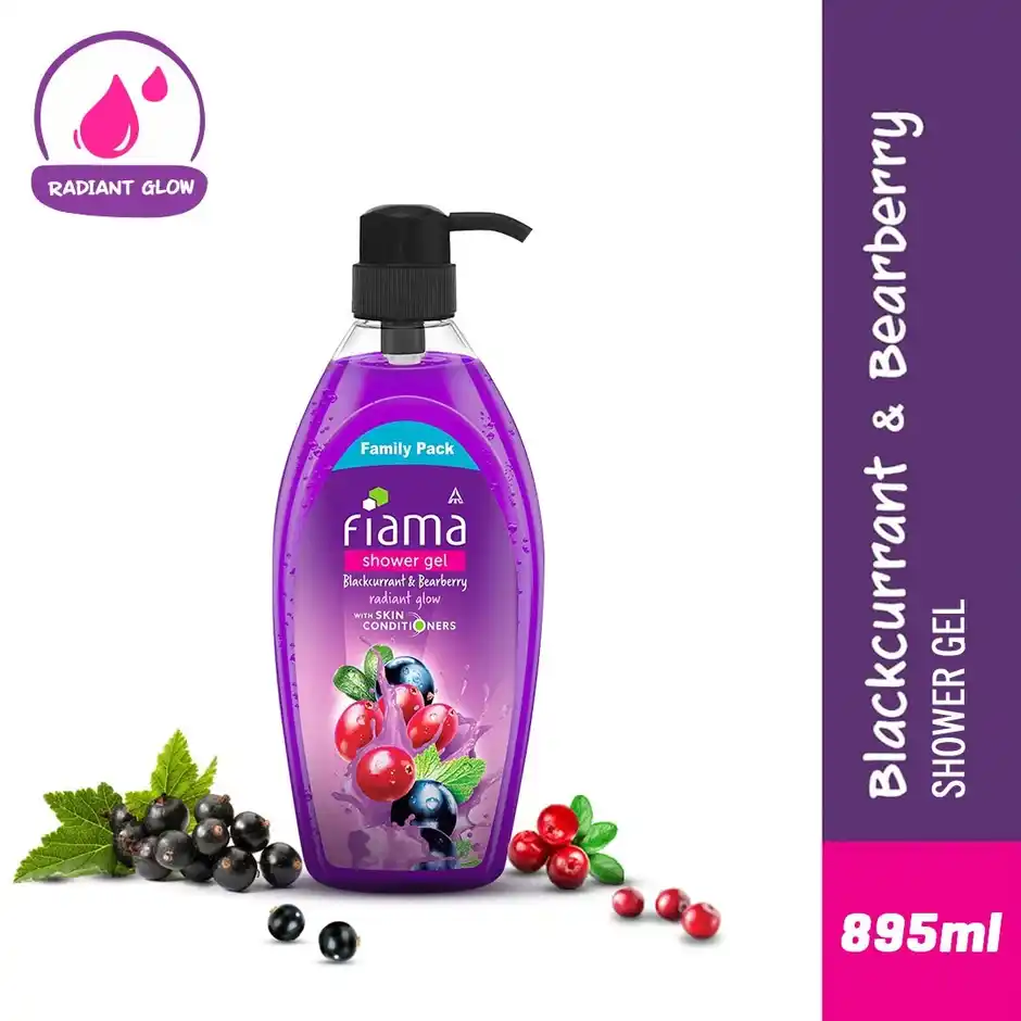 Fiama Body Wash Shower Gel Blackcurrant & Bearberry, with Skin Conditioners 