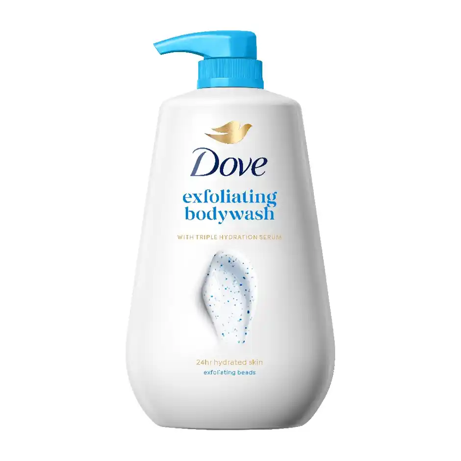 Dove Gentle Exfoliating Beads Body Wash For Softer Smoother Skin