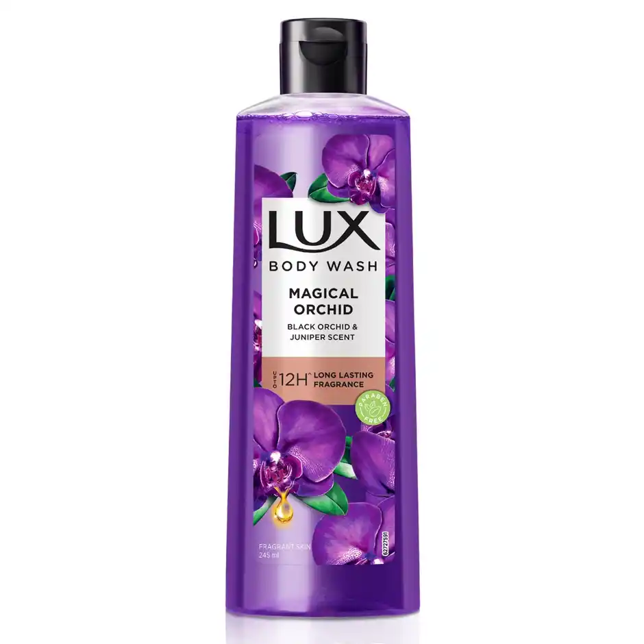 LUX Shower Gel| Black Orchid Fragrance & Juniper Oil Bodywash