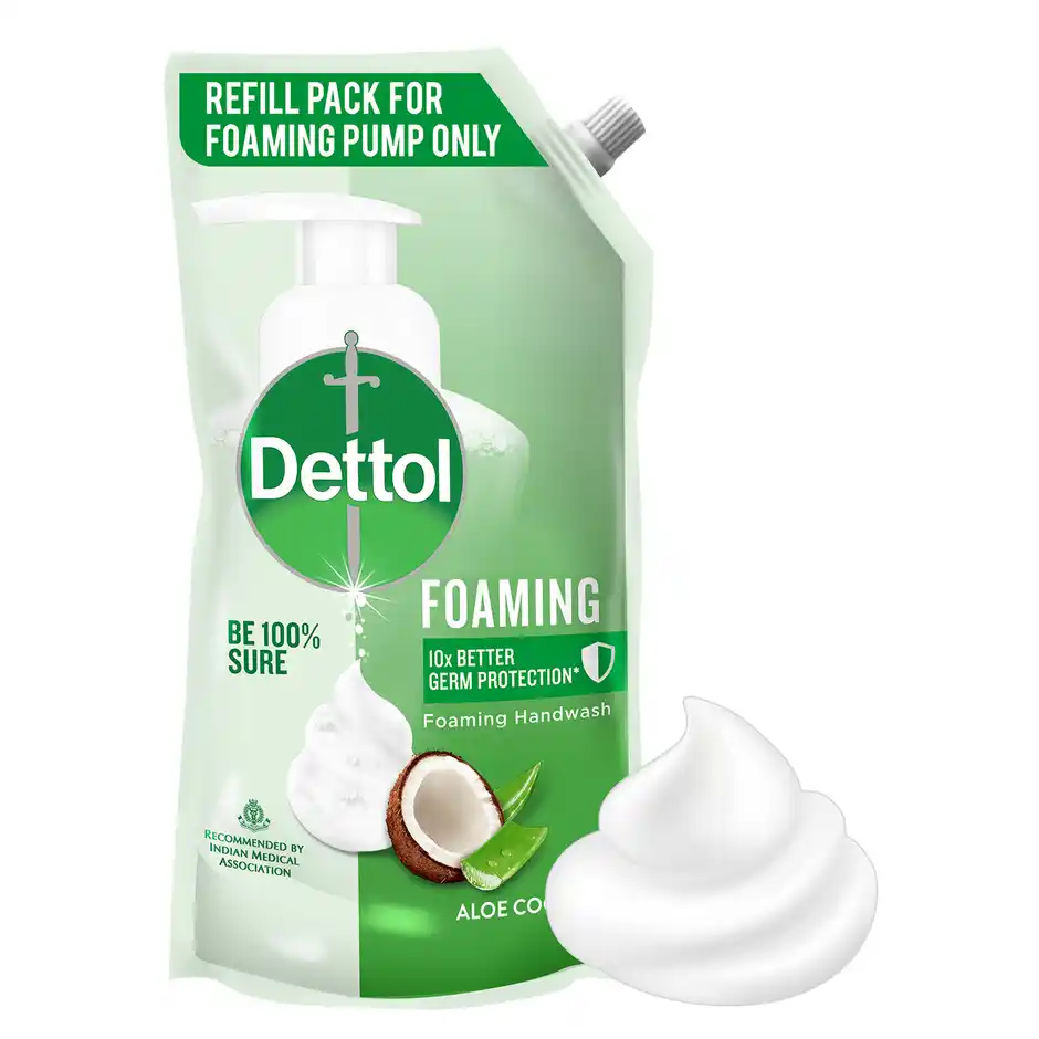 Dettol Foaming Handwash Aloe Coconut Refill Pouch