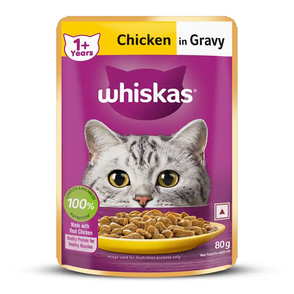 Whiskas Adult Chicken in Gravy Wet Cat Food