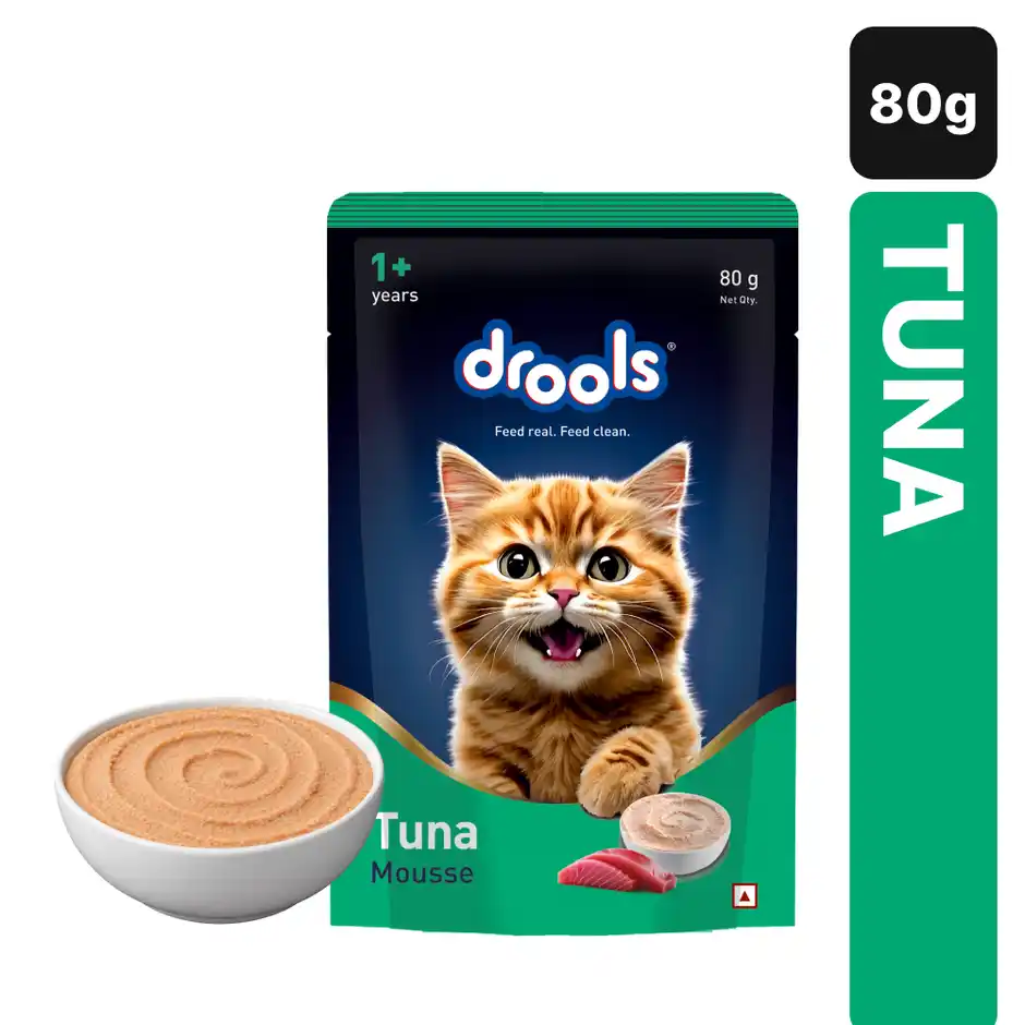 Drools Tuna Mousse Adult Cat Wet Food 80gm