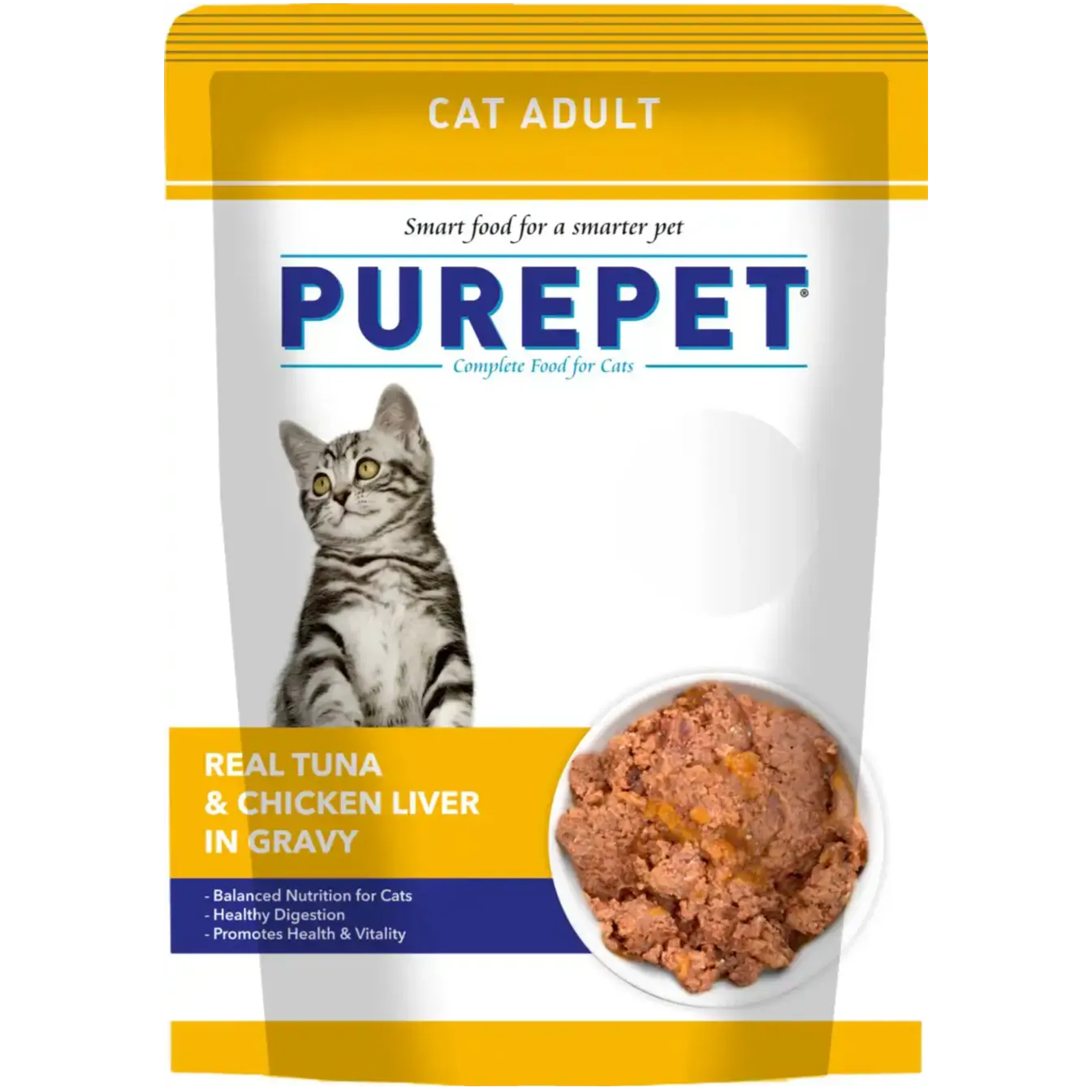 Purepet Cat Real Tuna in Gravy Wet Food