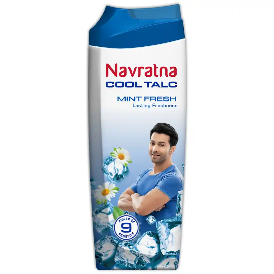 Navratna Cool Talc  Mint Fresh
