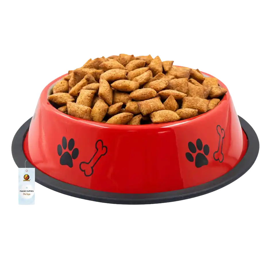 Foodie Puppies Pet Feeding Printed Bowl for Dogs & Cats Color May Vary