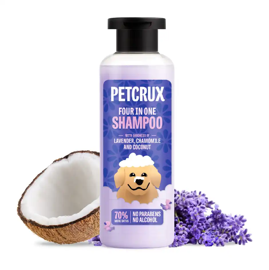 Petcrux Lavender Dog Shampoo  Sulphate and Paraben Free