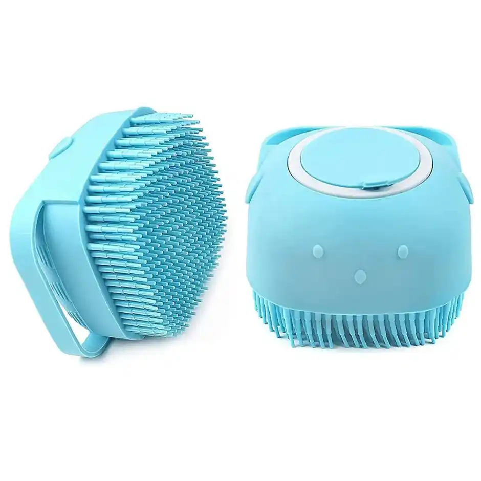 Gubb Silicone Bristle Bath Brush With Grip Handle  Silicone  Multicolor
