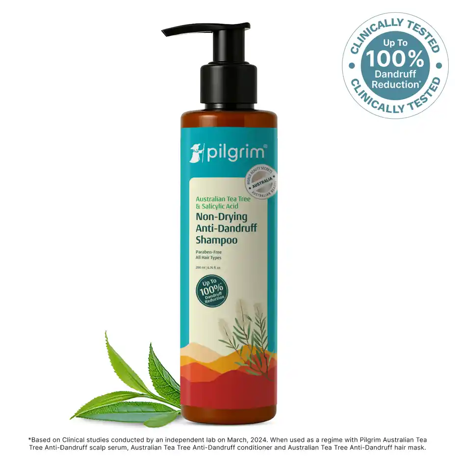 Pilgrim Australian Tea Tree & Salicylic Acid AntiDandruff Shampoo for Itchy Scalp